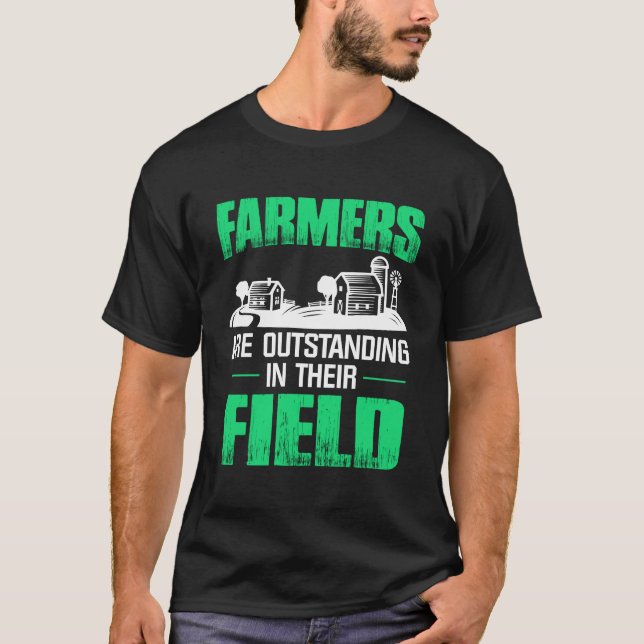 Camiseta Os Agricultores Estão Em Pé No Seu Campo (Frente)
