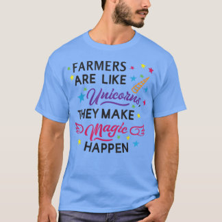 Camiseta Os Agricultores São Como Unicórnios Que Fazem A Vi