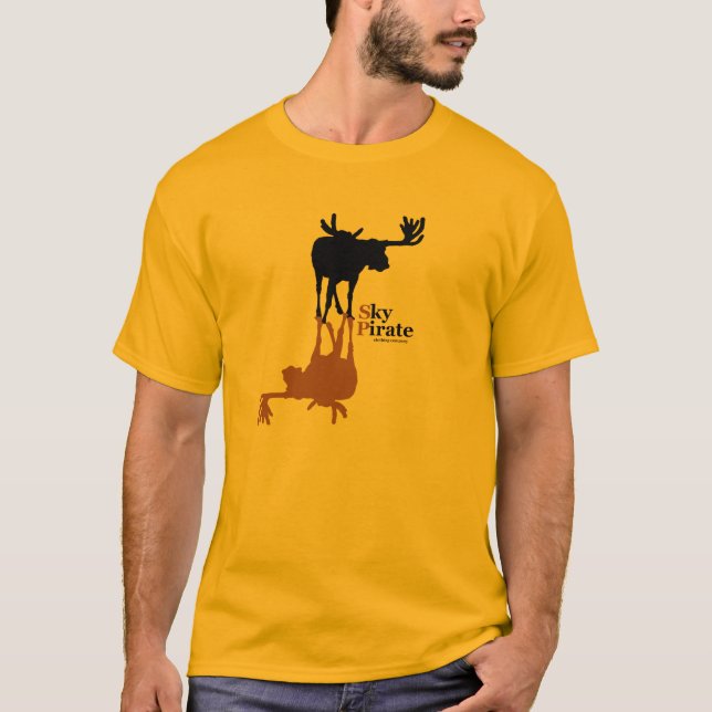 Camiseta "Os alces fizeram-me" o t-shirt (Frente)
