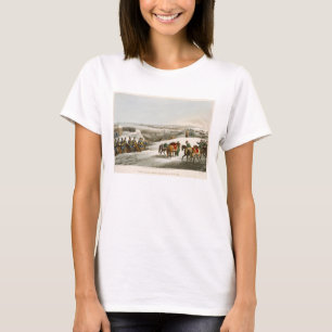 Camiseta Os aliados antes de Dantzic no inverno, gravado