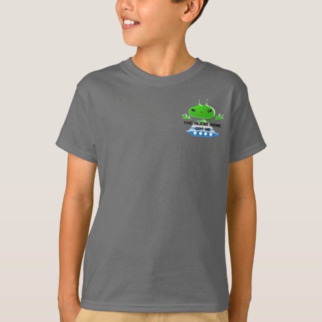 Camiseta Os Alienígenas Me Pegaram (Frente)