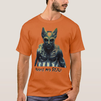 Camiseta Os alienígenas são REAIS!