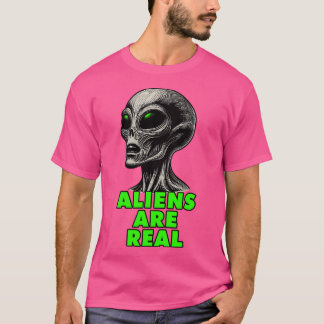 Camiseta Os aliens são reais