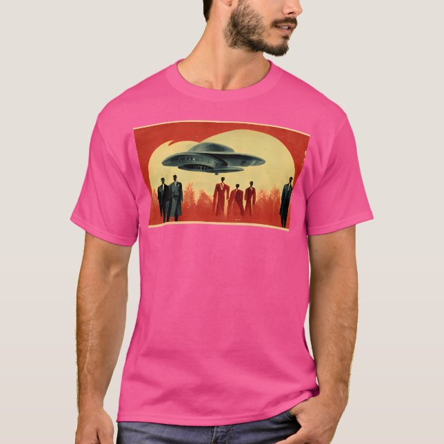 Camiseta Os Aliens Vermelhos Chegaram (Frente)