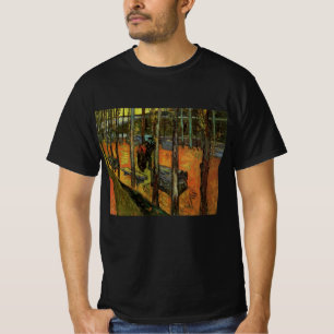 Camiseta Os Alyscamps (Cemitério) por Vincent van Gogh