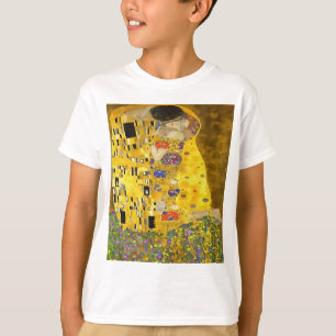 Camiseta Os Amantes Beijam Pintura Acrílica De Arte Bela