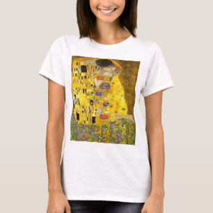 Camiseta Os Amantes Beijam Pintura Acrílica De Arte Bela