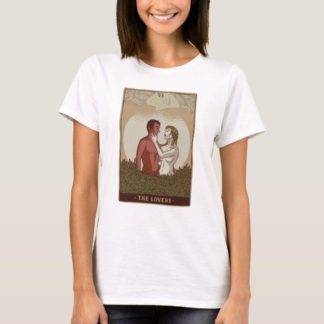 Camiseta Os Amantes Tarot (Frente)