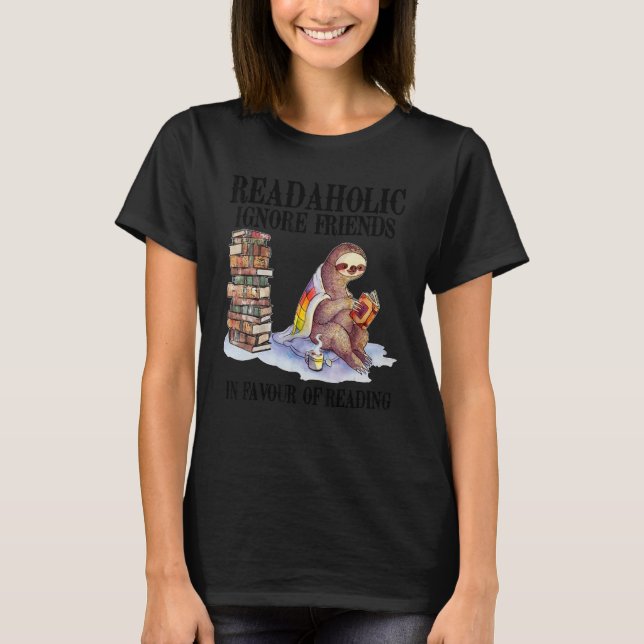 Camiseta Os Amigos De Ignorar Leitura A Favor Do Slo (Frente)