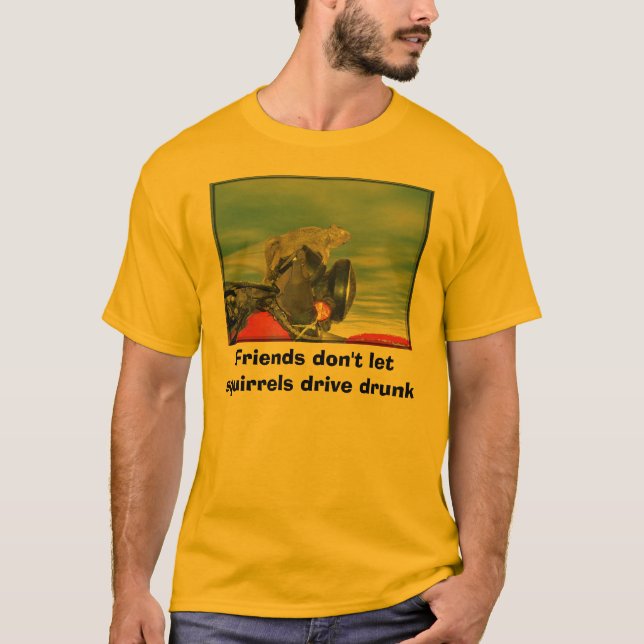Camiseta Os amigos não deixam o bebado da movimentação dos (Frente)