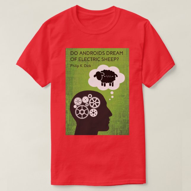 Camiseta Os androides sonham com ovelhas elétricas (Frente do Design)