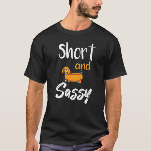 Camiseta Os Animais Curtos E Sassosos De Dachshund Adoram C