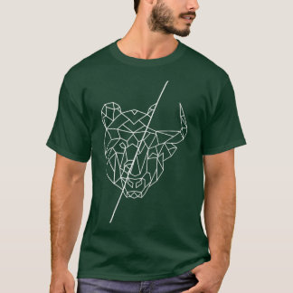 Camiseta Os animais da bolsa de valores carregam o capitali