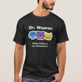 Camiseta Os animais nas cintas personalizaram Orthodontists