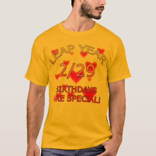 Camiseta Os aniversários do ano de pulo são especiais!