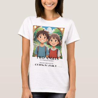 Camiseta Os anjos (quando a mãe está assistindo)