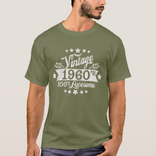 Camiseta Os anos 60 do vintage