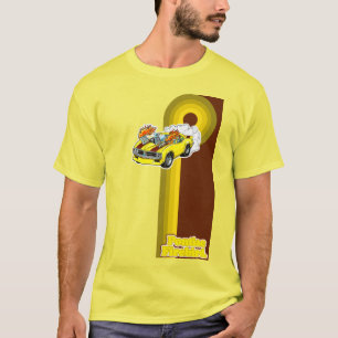 Camiseta Os anos 70 amarelos Pontiac Firebird