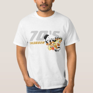 Camiseta os anos 70 ELÓGIO, T dos anos 70