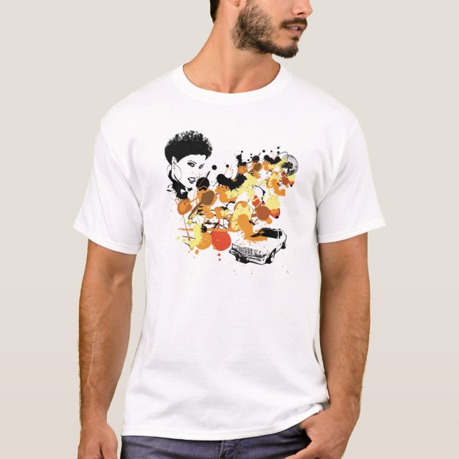 Camiseta os anos 70 ELÓGIO, T dos anos 70 (Frente)