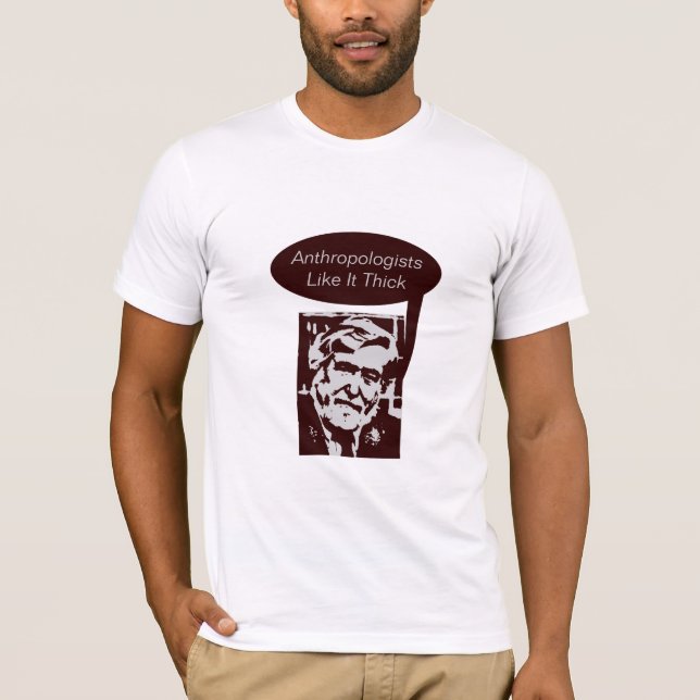 Camiseta Os antropólogos gostam d grosso (Frente)