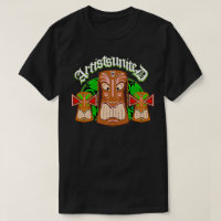Os artistas uniram máscaras triplas de Tiki