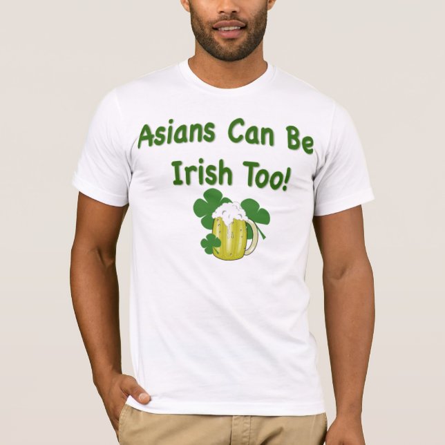 Camiseta Os asiáticos podem ser o dia de St Patrick (Frente)