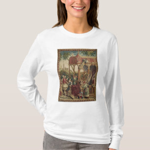 Camiseta Os astrónomos, oficina de Beauvais, 1711