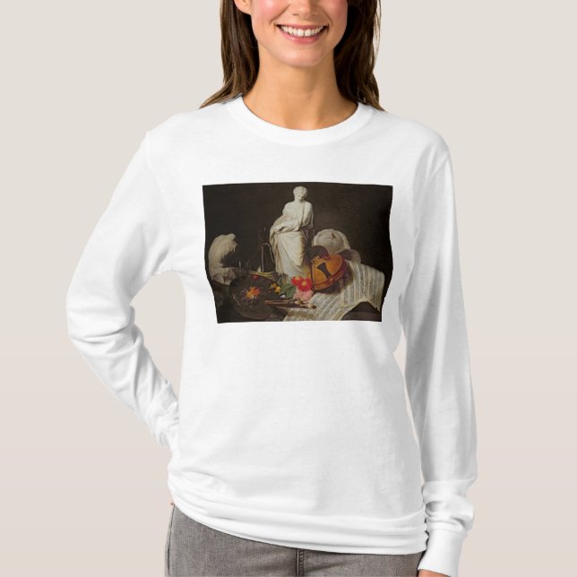 Camiseta Os atributos das artes (Frente)