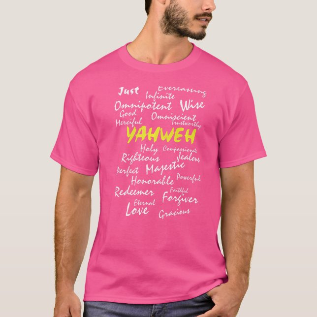 Camiseta Os atributos de Deus Yahweh (Frente)