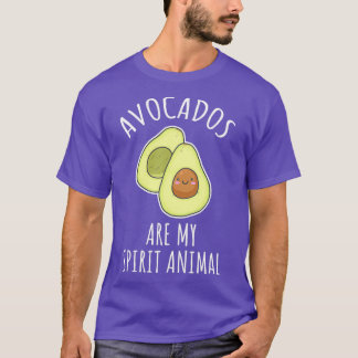 Camiseta Os Avocados São O Meu Animal Espirituoso