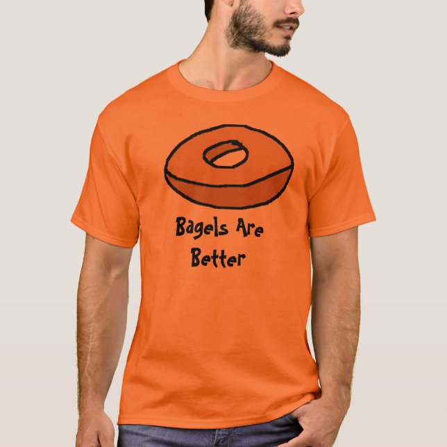 Camiseta Os Bagels são melhores (Frente)