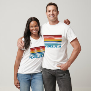 Camiseta Os bares de cor de Venezuela destruíram o t-shirt