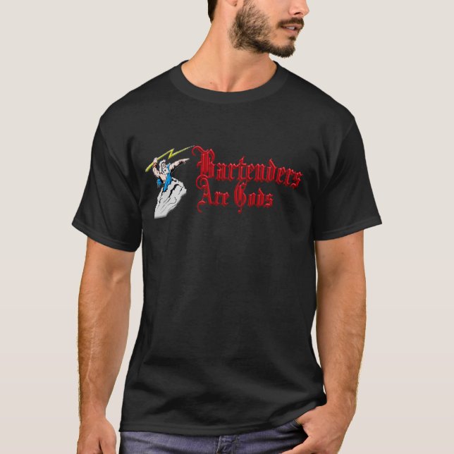 Camiseta Os barman são deuses (Frente)