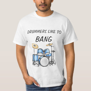 Camiseta Os bateristas gostam ao t-shirt de Bangq