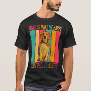 Camiseta Os Beags Retro Vintage Tornem Humanos Felizes Em C