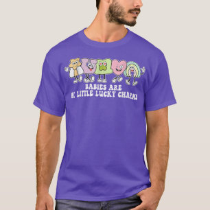 Camiseta Os Bebês São O Meu Pequeno Dia de São Patrício De