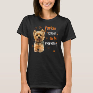 Camiseta Os beijos da Yorkie consertam tudo 1
