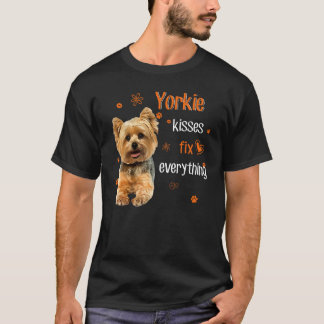 Camiseta Os beijos da Yorkie consertam tudo 1