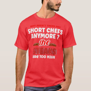 Camiseta Os bifes são Comida de Cozinhar de cozinha de cozi