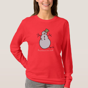 Camiseta Os bonecos de neve são legal