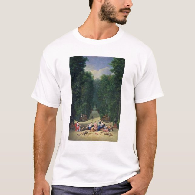 Camiseta Os bosques de Versalhes (Frente)