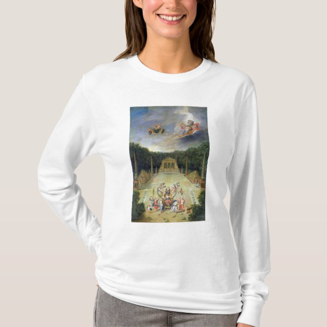 Camiseta Os bosques de Versalhes. L'Arc de Triomphe (Frente)