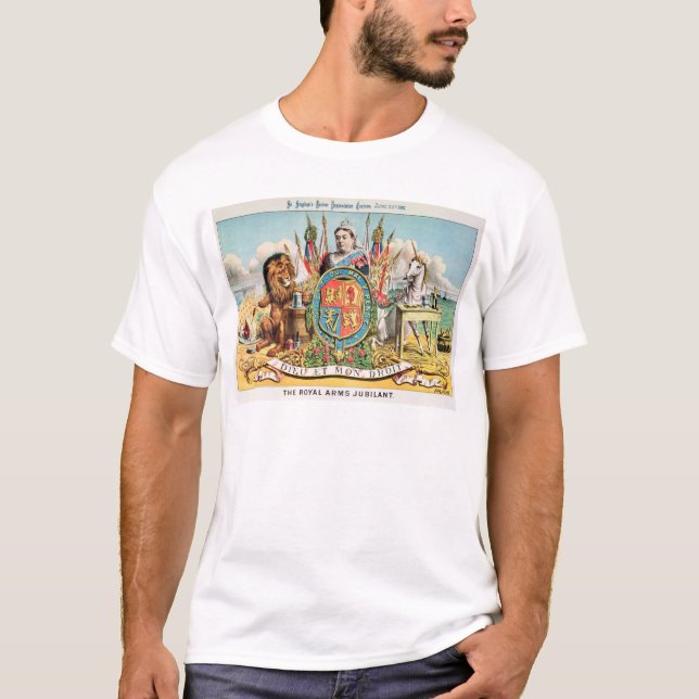 Camiseta Os braços reais rejubilantes (Frente)