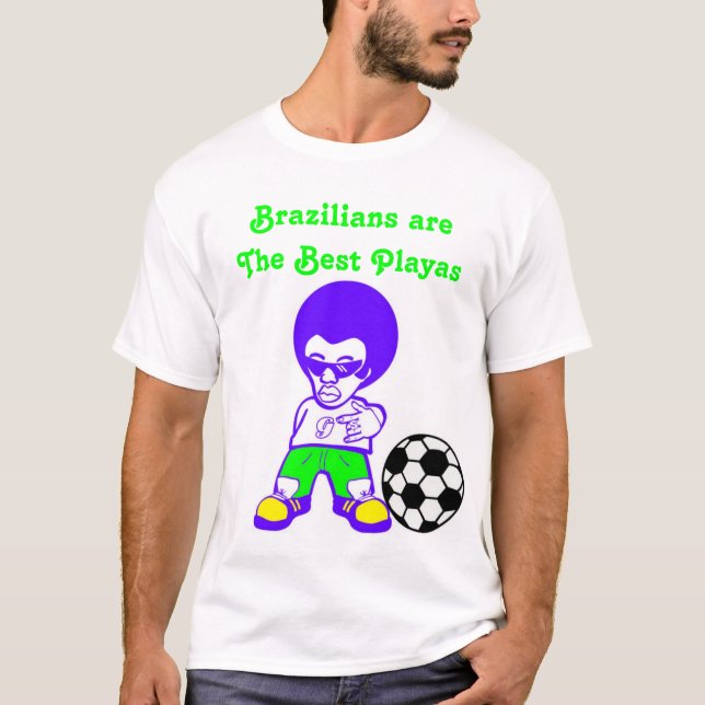 Camiseta Os brasileiros são o melhor Playas (Frente)