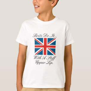 Camiseta Os Brits Fazem... Com Um Lip Superior Rígido