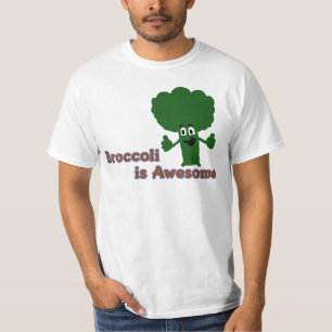 Camiseta Os brócolos são t-shirt impressionante