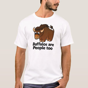 Camiseta Os búfalos são pessoas demasiado