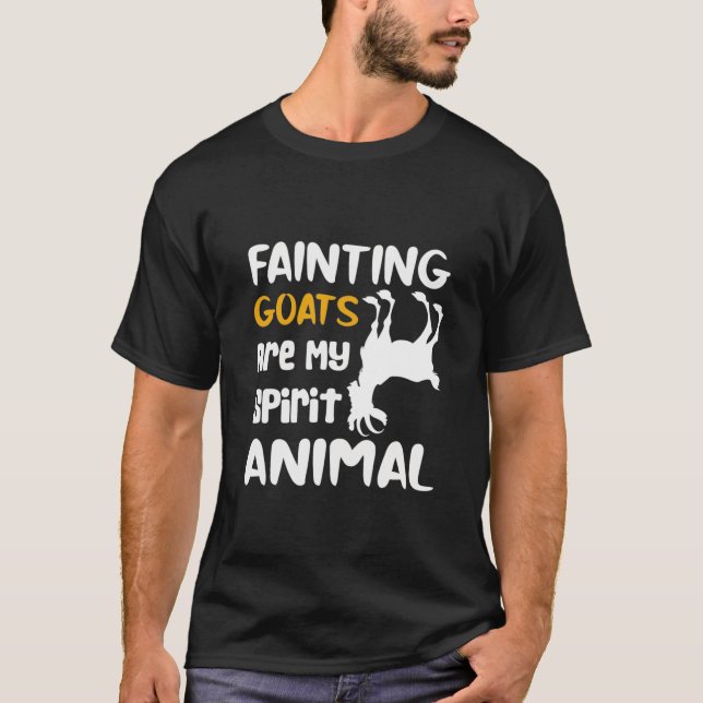 Camiseta Os Cabos De Desmaios São O Meu Animal Espírito (Frente)