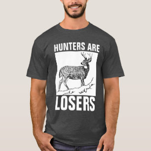 Camiseta Os CAÇADORES SÃO VENCIDOS, t-shirt do Anti-Hunti